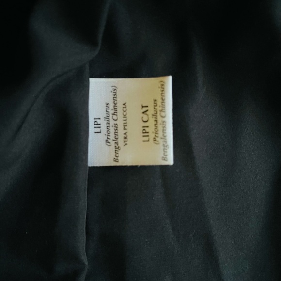 Beautiful Stylish Dyed Spotted Lippi Cat Fur Jacket - Picture 13 of 14